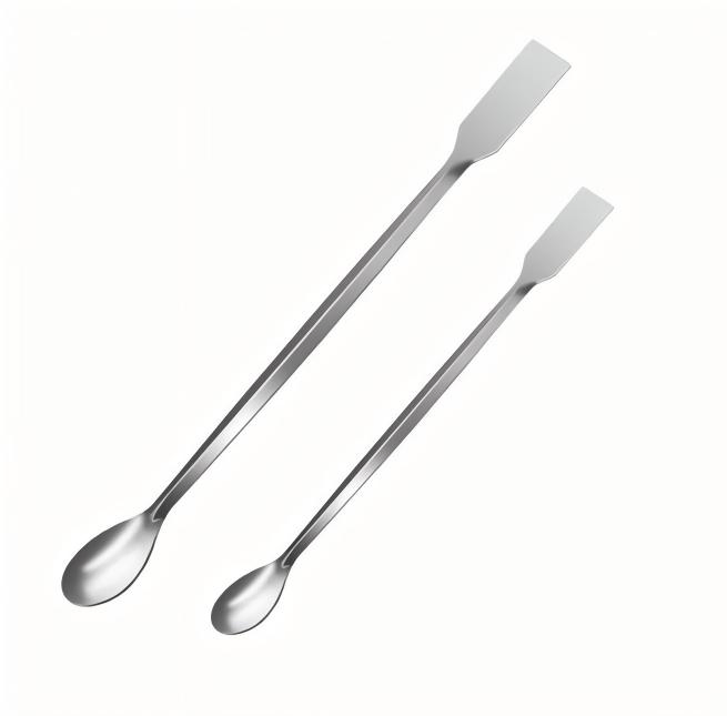 10.5cm 22cm Steel Consumable Lab Double Spoon Single Spoon Measuring Spoon