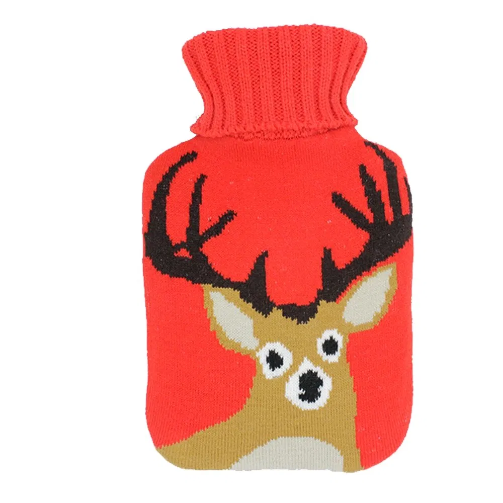 Manufactory Fashion Acrylic Winter Warm Soft Owl Design Knitted Cover for Hot Water Bottle