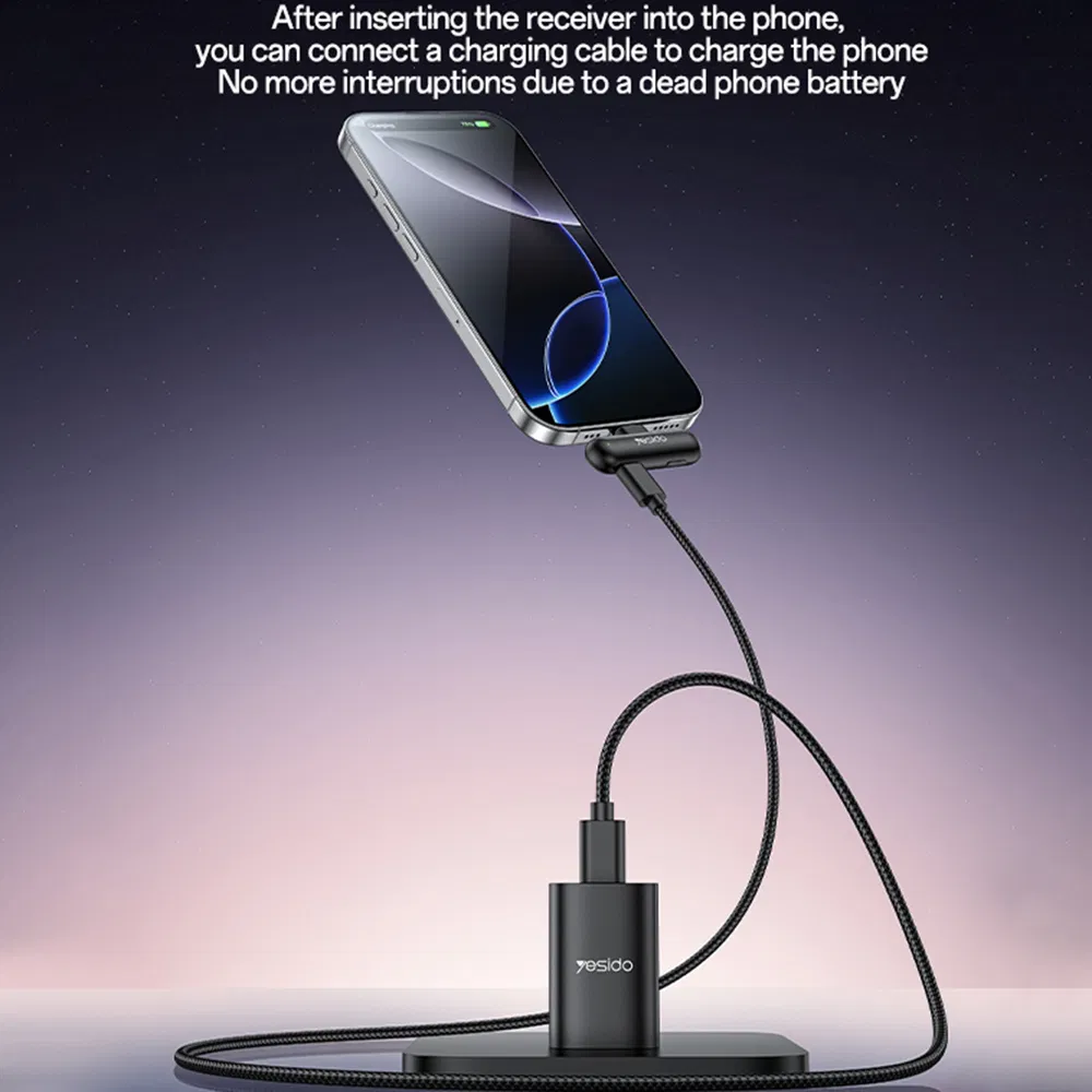 Yesido Kr21 Беспроводной петличный микрофон с шумоподавлением