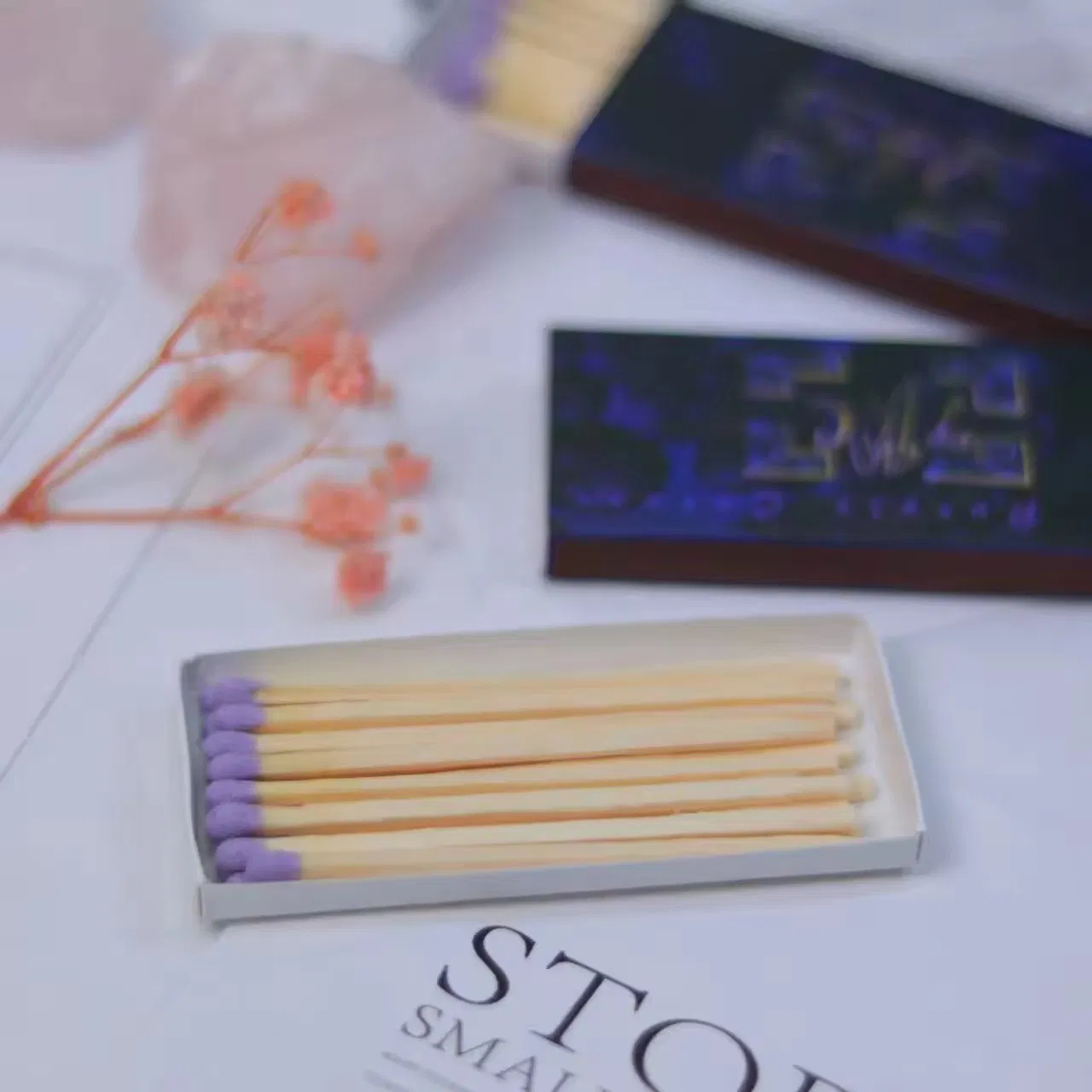 Household Scented Candle Safety Match Customized Logo Box Advanced Personalized Boxed Matches