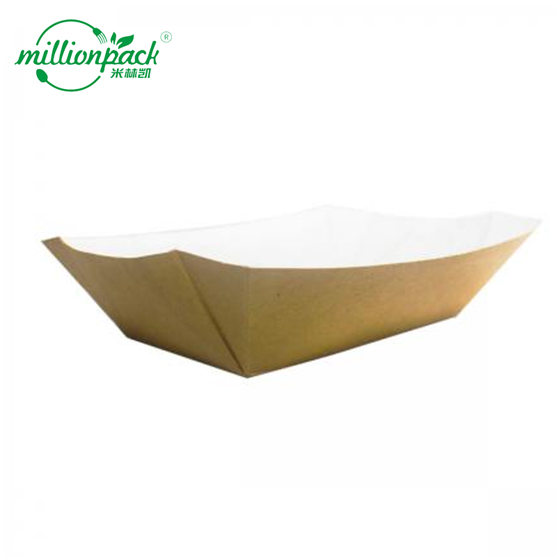 Sturdy Paper Boat Tray for Food Trucks and Markets Premium Strong Serving
