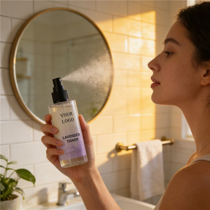 Ls166 OEM/ODM Custom Lavender Toner for Sensitive Skin - Moisturizing & Clean Skincare