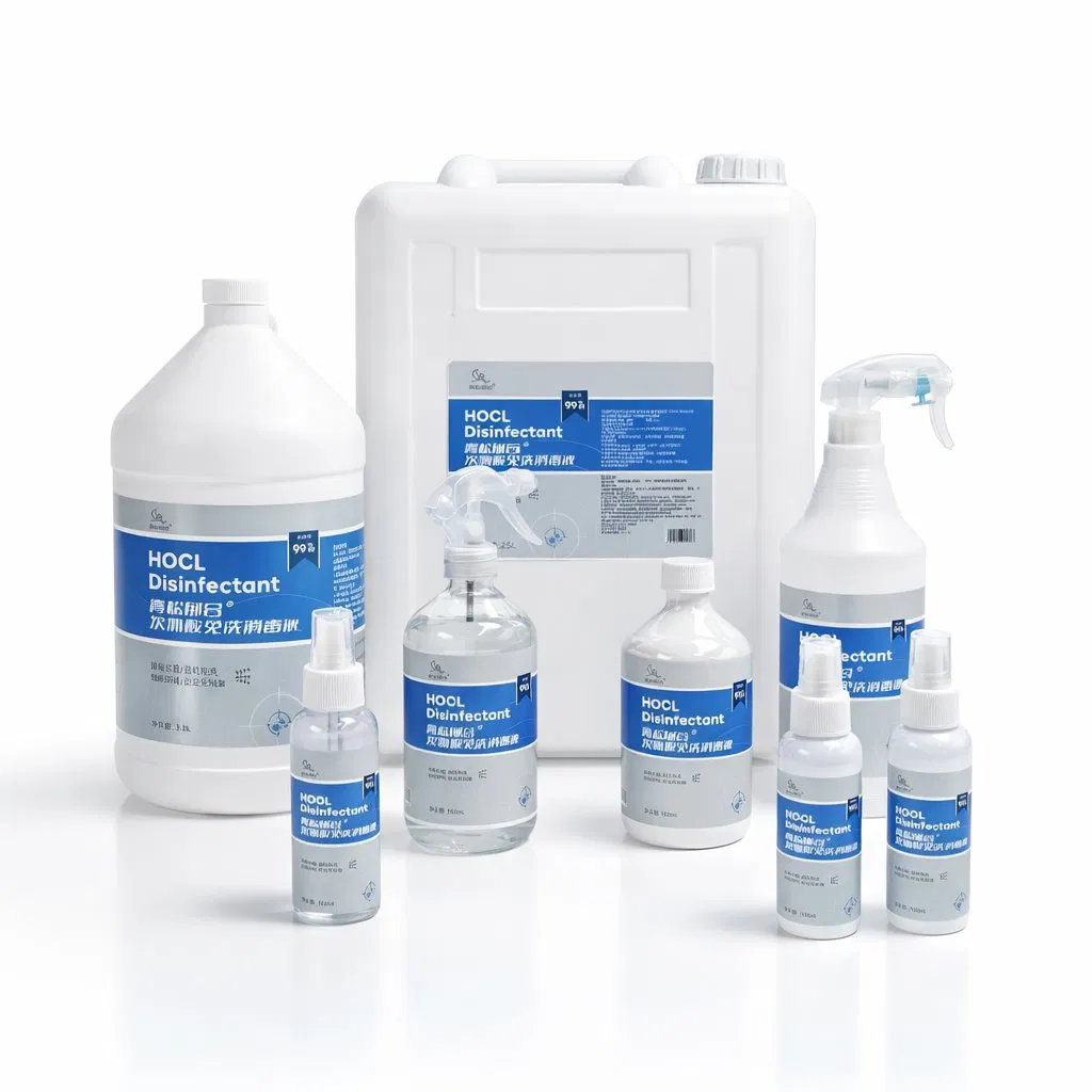 Hypochlorous Acid Disinfectant Spray Alcohol - Free 99.99% Bacteria Elimination Skin - Contact Safe