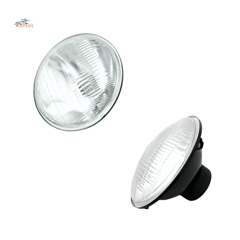 7-дюймовая светодиодная фара H4 24V в черном металлическом корпусе