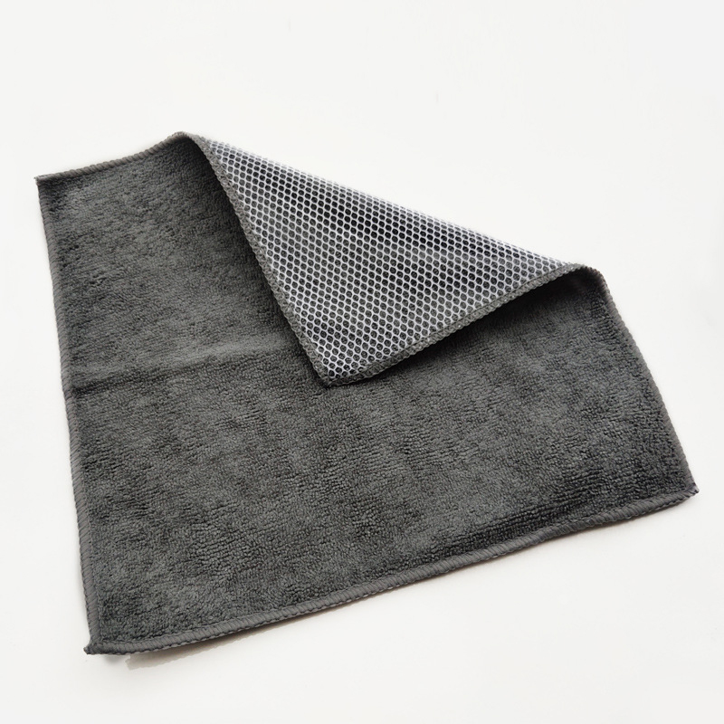 Reusable Quick Drying Microfiber Absorbent Kitchen Dish Cleaning Towel with Custom Logo