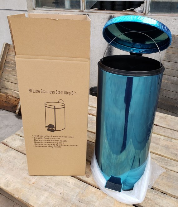 Мусорное ведро с педалью Good PWB-O, 3-30 л, нержавеющая сталь