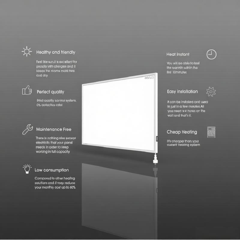 ODM Overheat Protection Convector Bathroom Wall Heating Graphene Painting Portable Electric Heater