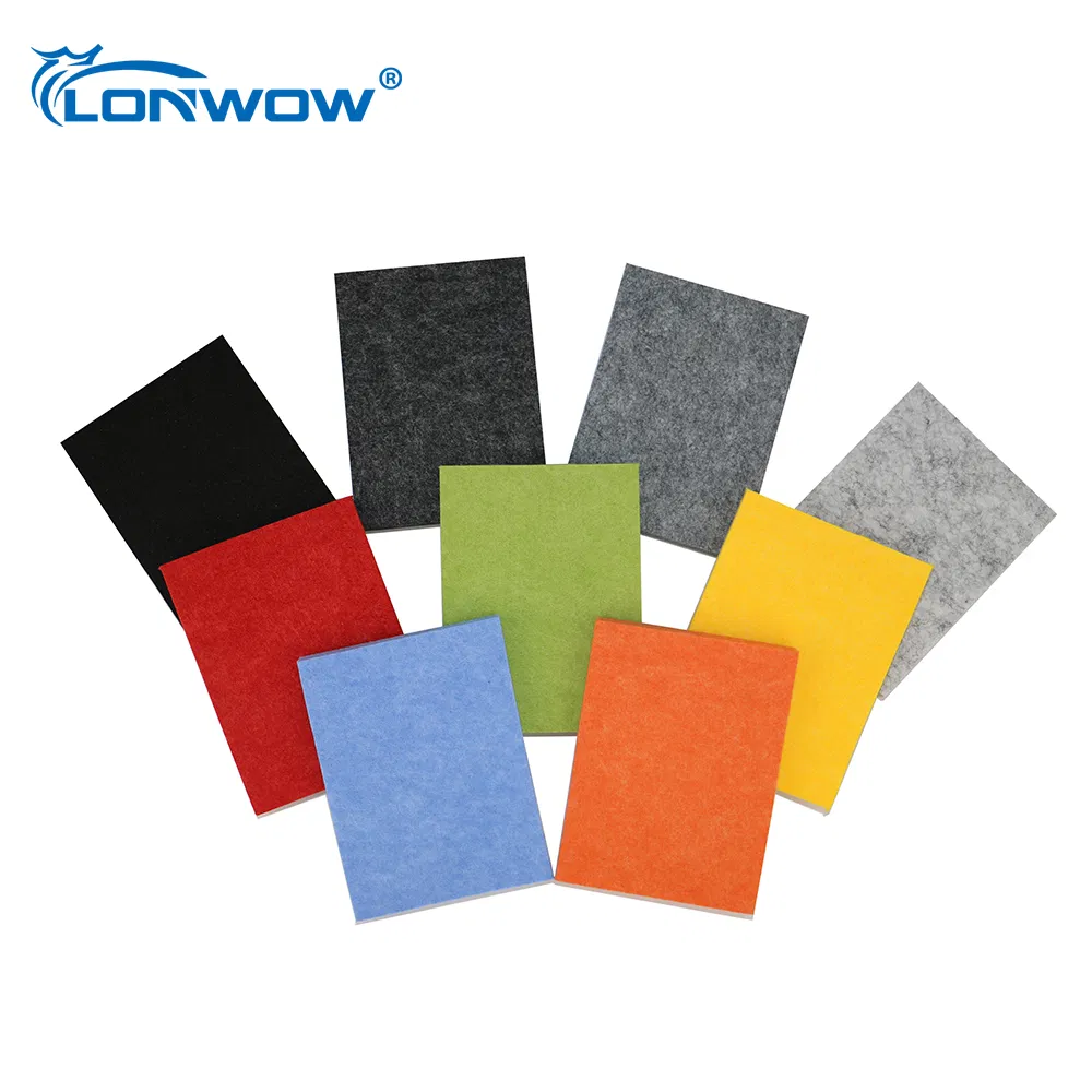 Acoustic Sound Absorbing Material Pet Acoustic Wall Panels Fireproof Soundproofing Felt