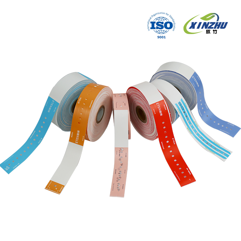 Premium Direct Thermal Hospital Wristbands Self Adhesive Label Material for Patient Identification