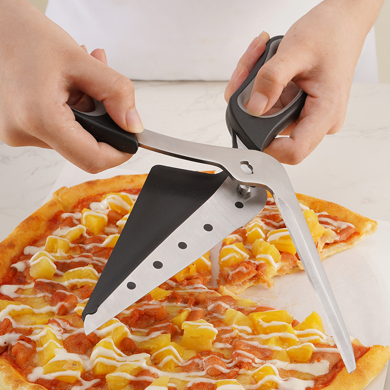 Hot Sale Baking Tools Removable Multifunctional Stainless Steel Pizza Scissors