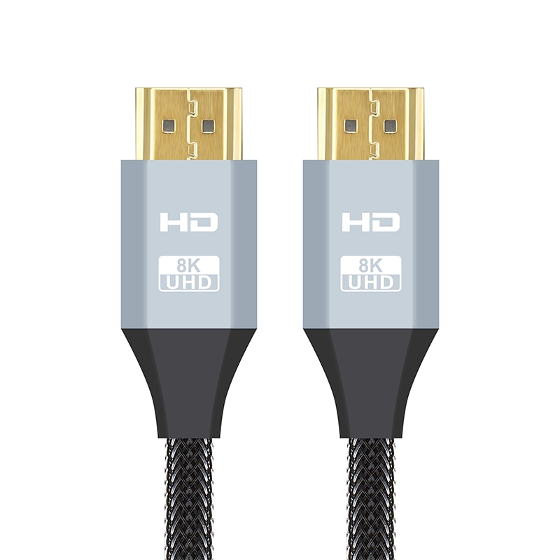 HDMI кабель 8K 4K, плоский, с позолотой, 2-10 м