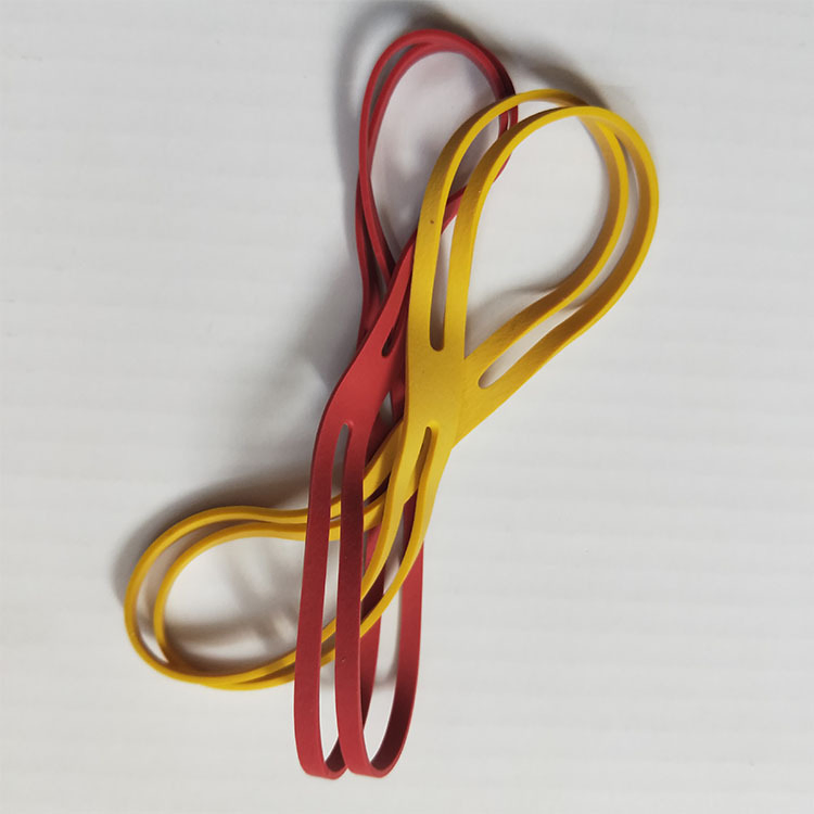 Mix Color Custom Any Size Easy Stretch H-Shaped Silicone Rubber Bands
