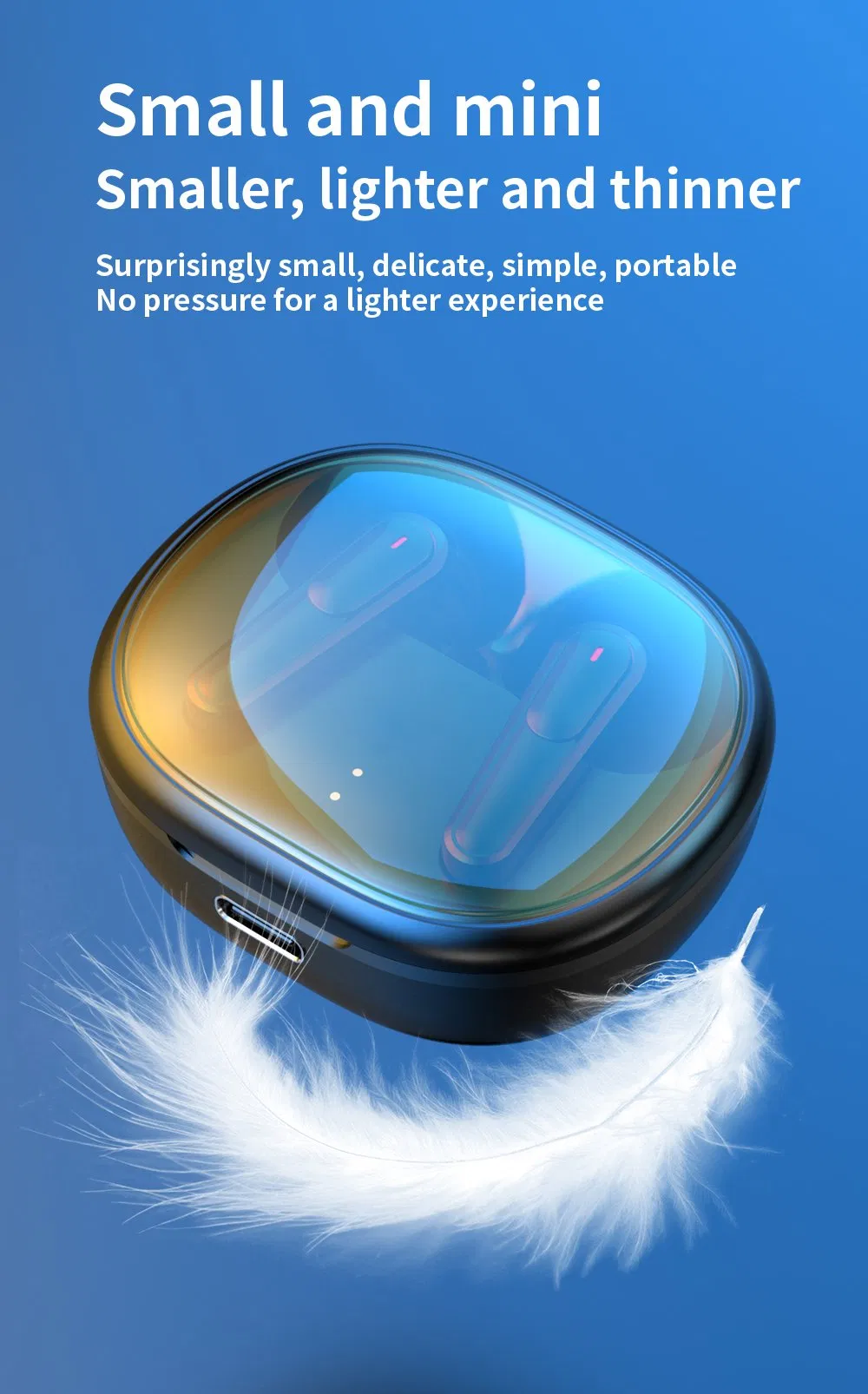 Беспроводные наушники PRO 30 TWS Type-C для спорта и игр