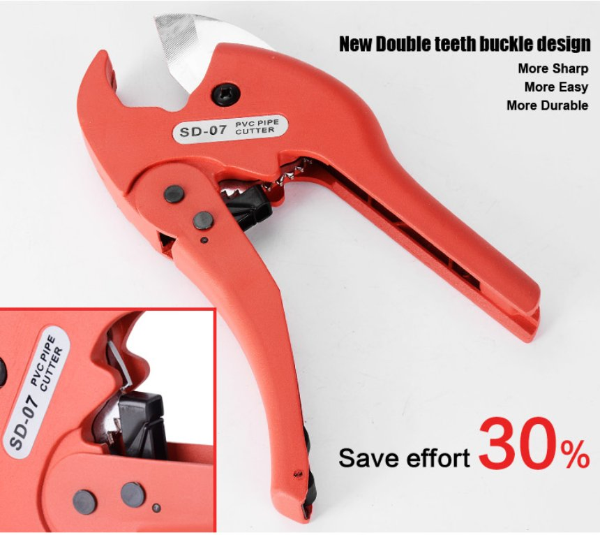 High Efficiency Portable Water Pipe Cutter 42mm Plumbing Tools Tube Scissors