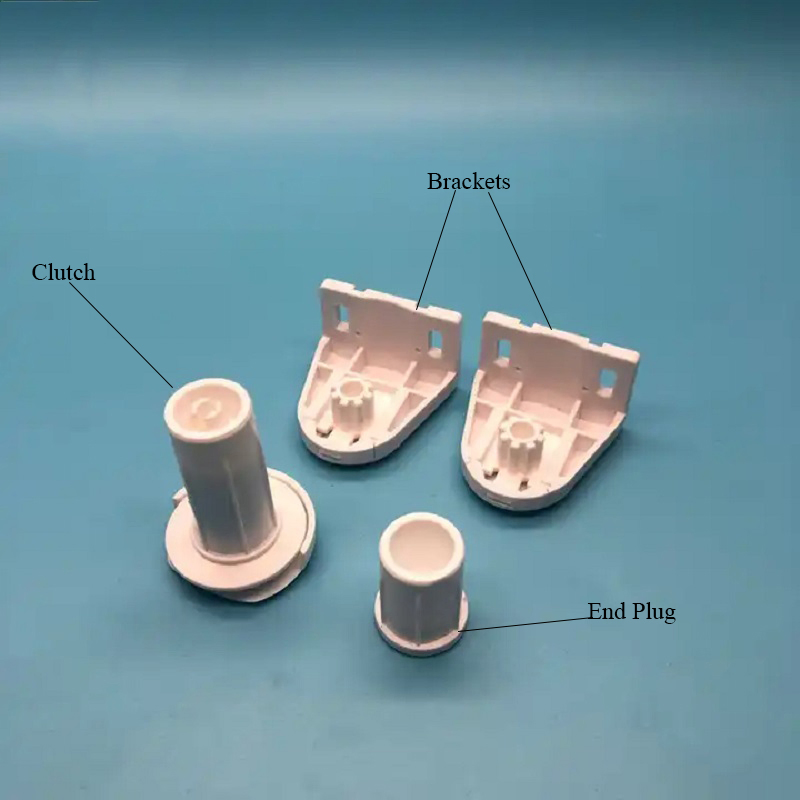 Durable Accessories Parts Window Roller Blinds Accessories Noiseless Roller Blinds