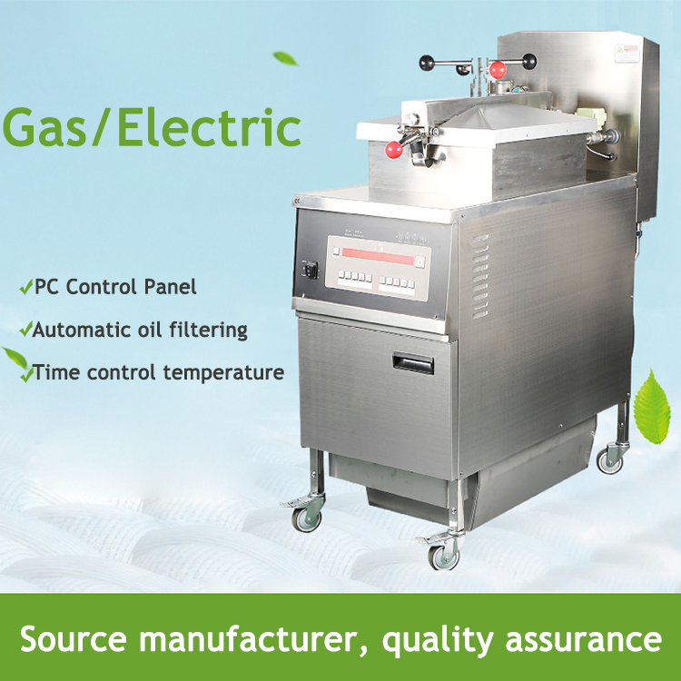 Gas or Electric Commercial Kitchen Mechanical Panel Pressure Cooker Deep Fryer