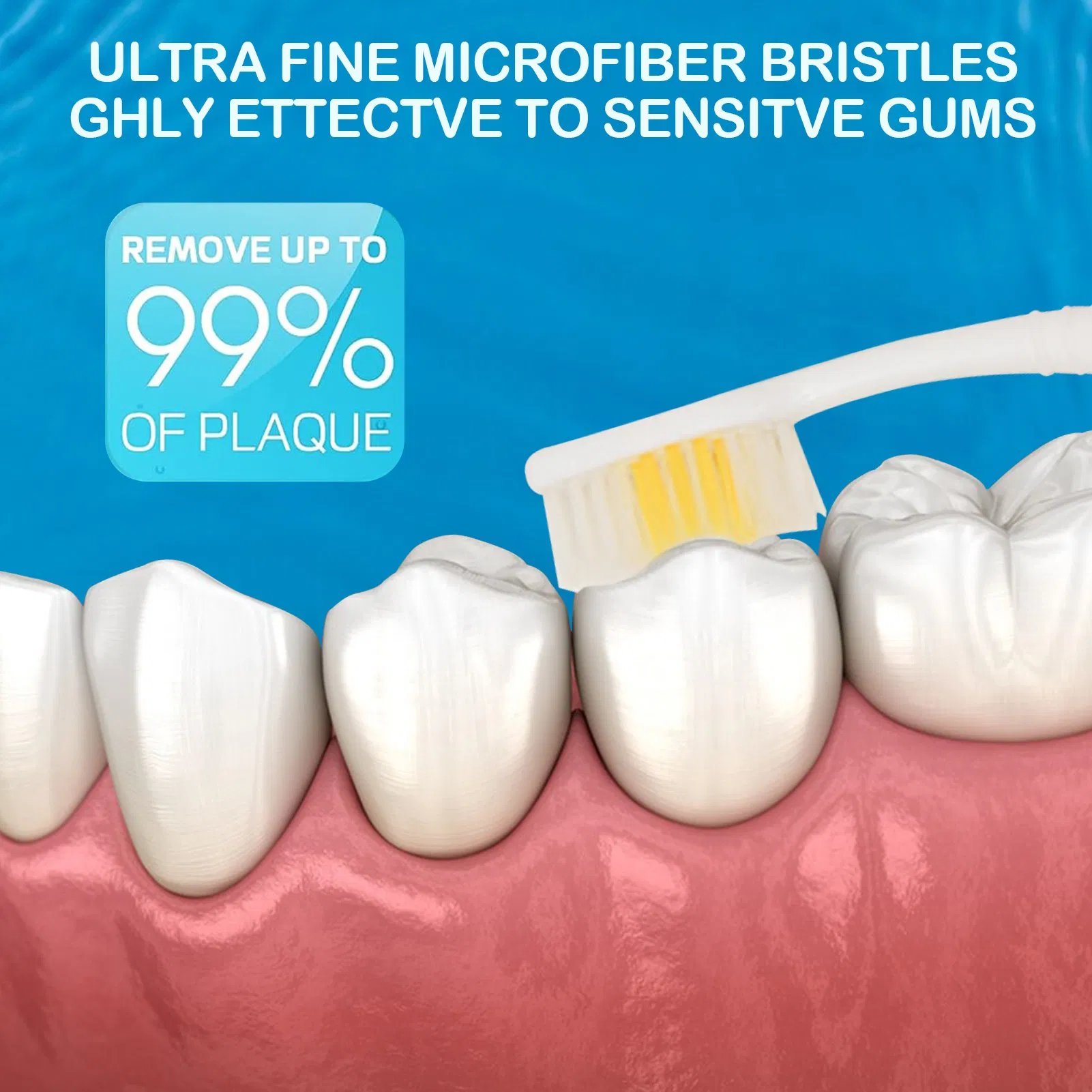 Hotel Travel Toothbrush with Premium 610 Nylon Bristle