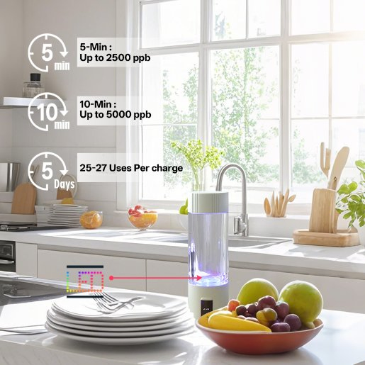 Портативный генератор водородной воды Cahmtf, 4.49 ppm