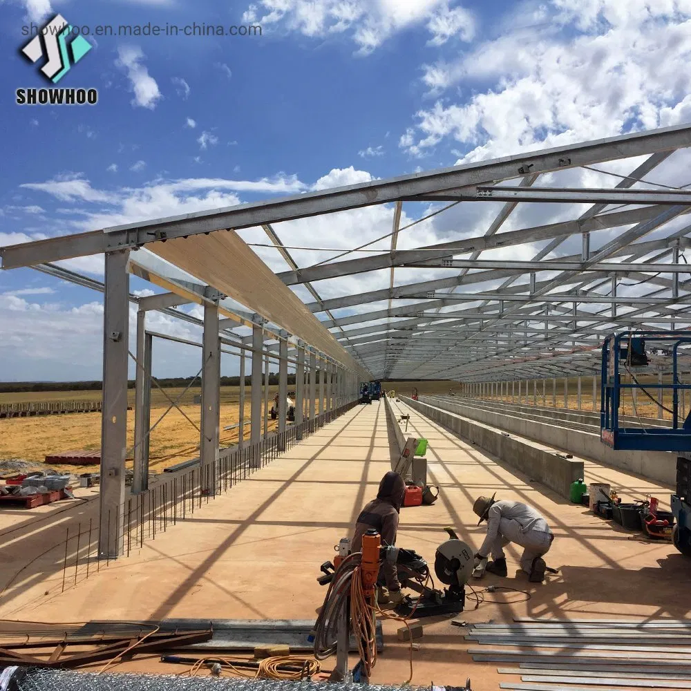 Automated Steel Structure Prefabricated Poultry Farm Design Commercial Layer Close Chicken House