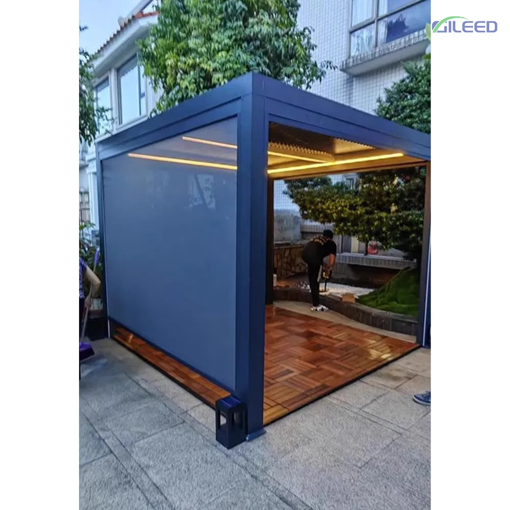 Good Quality Carport Aluminum Electric Multi-Function Pavilion Factory Sale