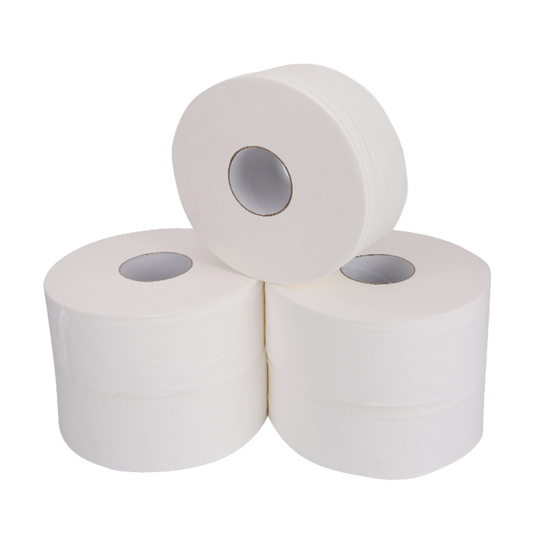 1ply White Bamboo Toilet Tissue Paper Parent Jumbo Rolls