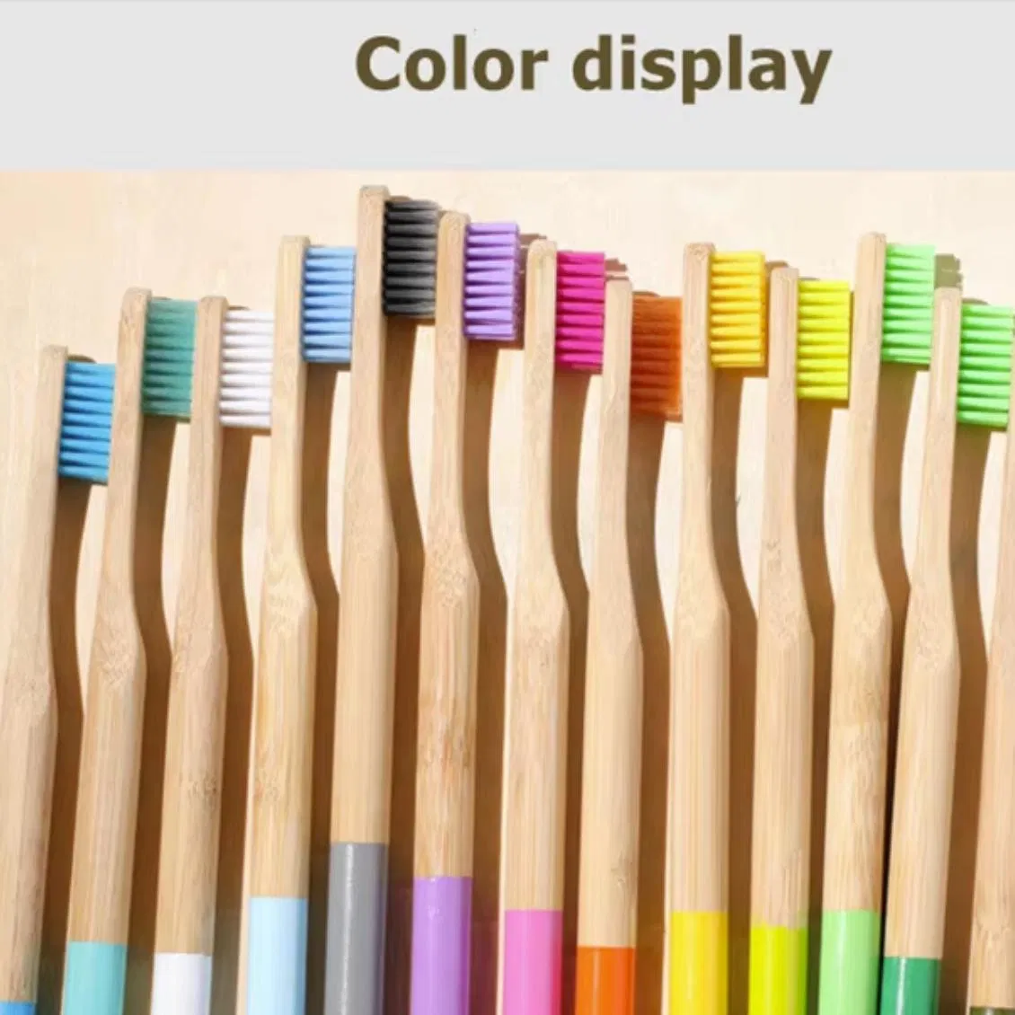 Wholesale Biodegradable Eco Friendly Bamboo Toothbrush for Household and Hotel