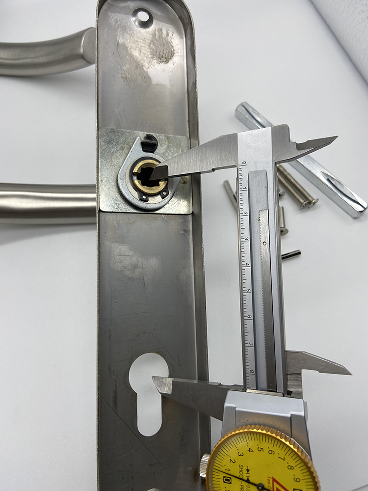 SSS Stainless Steel Plate Door Lock Handle