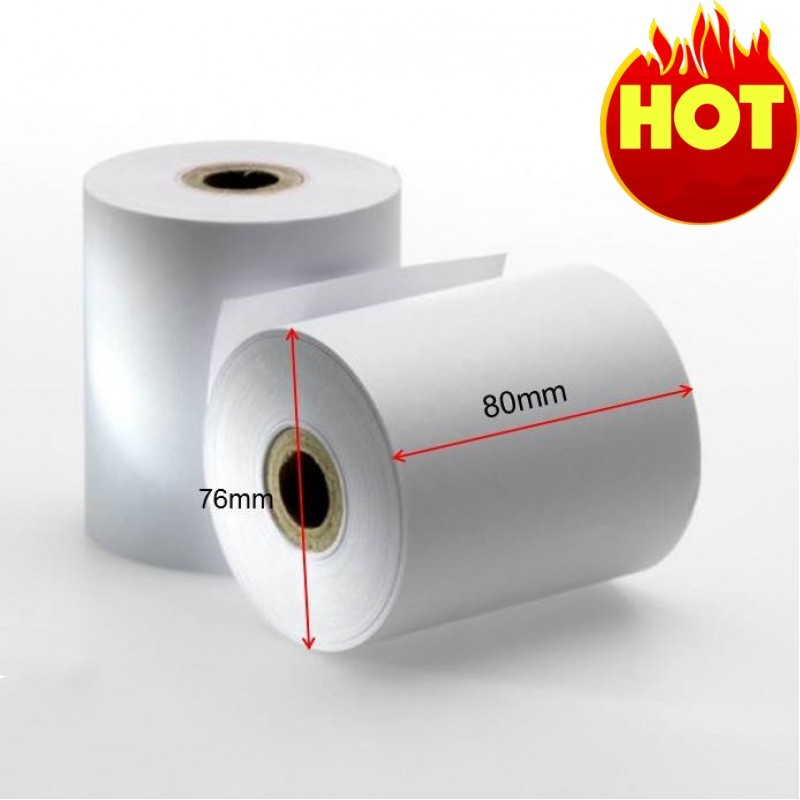 80mm Thermal Paper Roll Cash Receipt Roll POS Printer Till POS Paper Roll