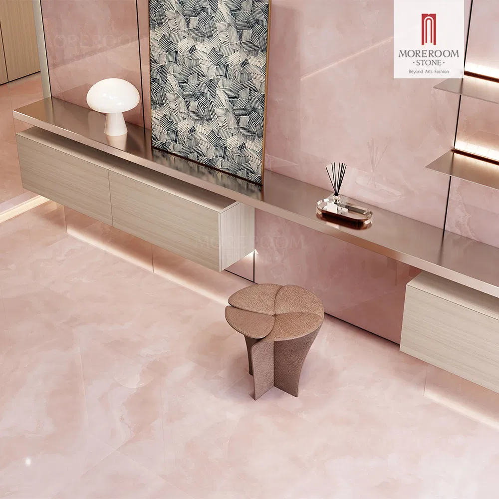 1600X3200mm Glint Artificial Onyx Stone Slab Porcelain Backlit Onyx for Bedroom Wall and Floor