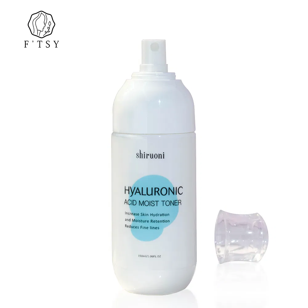 Custom Logo 4 Pieces Hyaluronic Acid Cream/Serum/Cleanser/Toner Repairing Whitening Skin Care