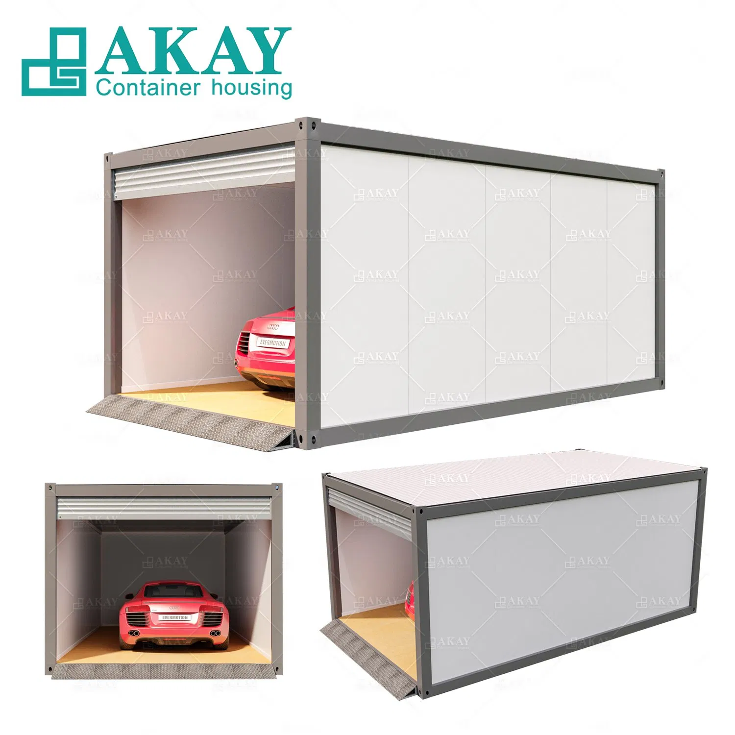 Detchable Container House Design for Manila Container House Prefab Garage Prefabricated-Building