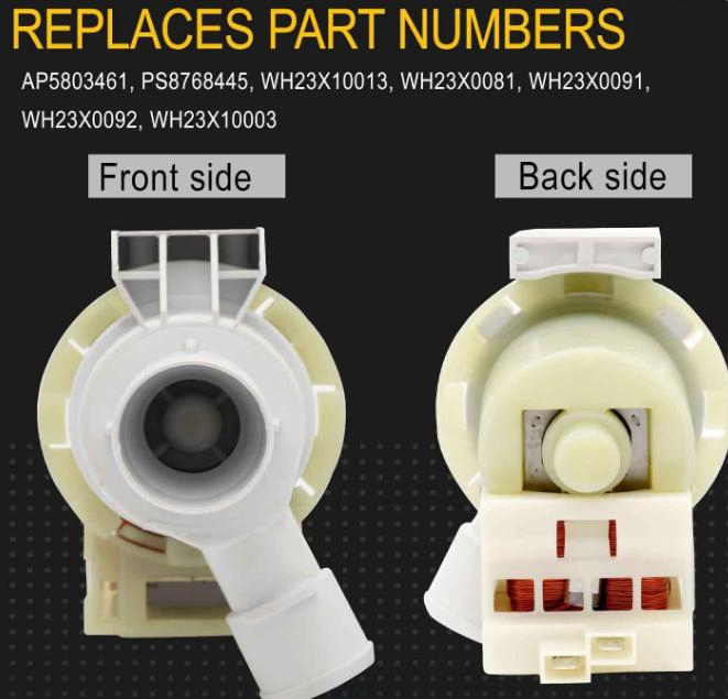 Wh23X10030 Washer Drain Pump Replacement for Ge Washers