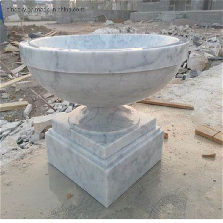 Made in China Garden Decoration Stone Carving Granite Flower Pot