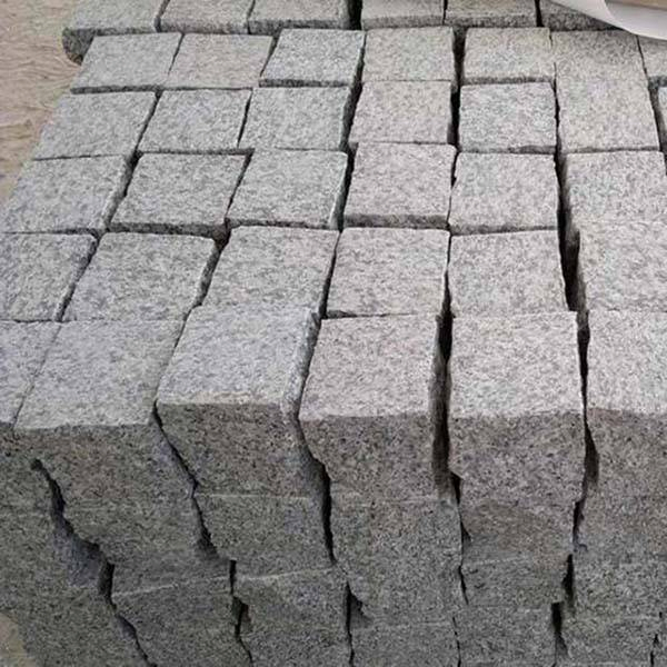 G623 Grey Granite Pavers Paving Stone Sett Block for Pavement Driveway Decoration
