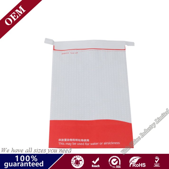 Custom Printed Disposable Airsickness Bag/Vomit Bag/Barf Bag