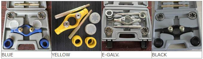Плашки и плашкодержатель для нарезки резьбы на трубах 20-32 мм