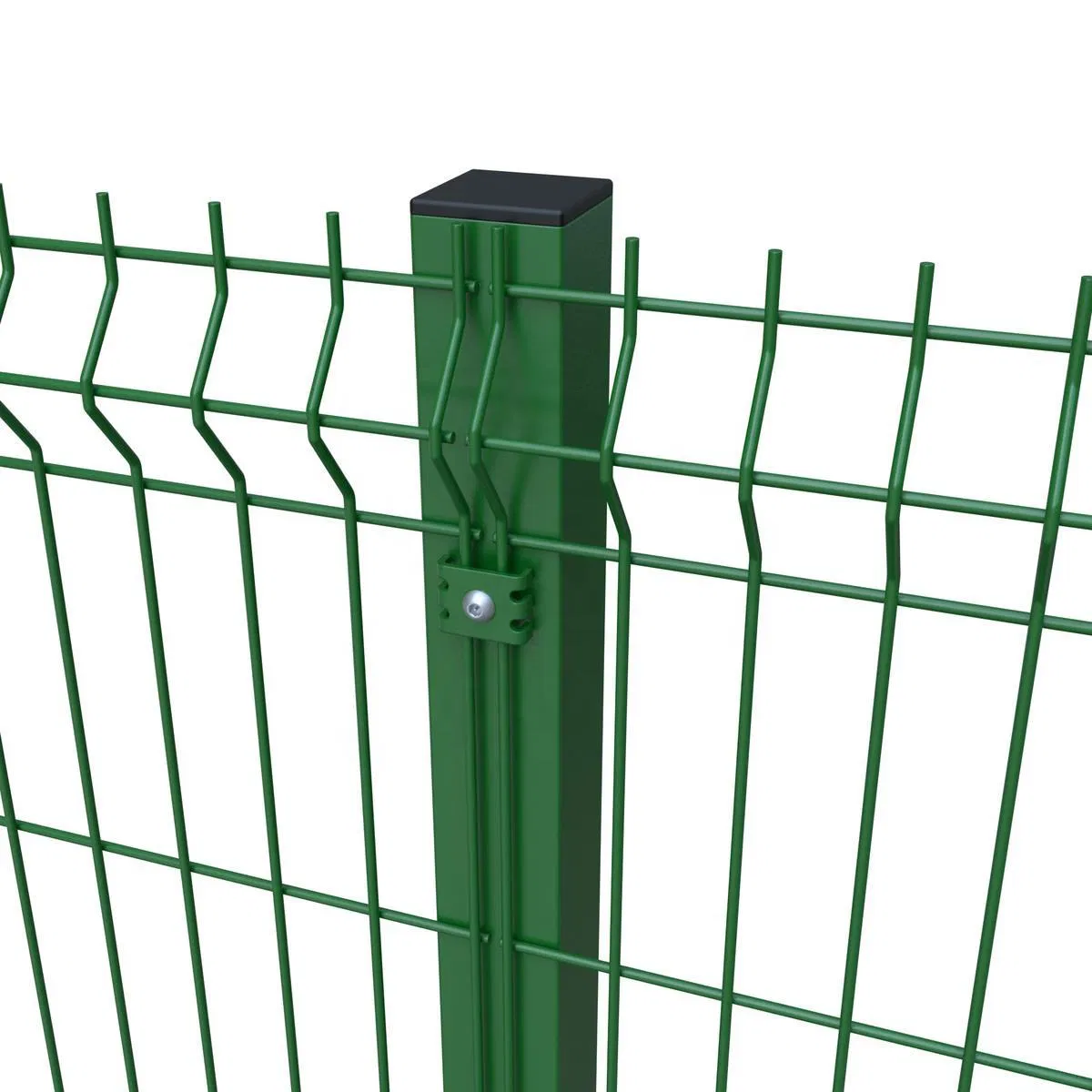 3D Security Powder Coated/PVC Coated Galvanized Construction Steel Iron Welded Bending Wire Mesh Panel Garden Fence