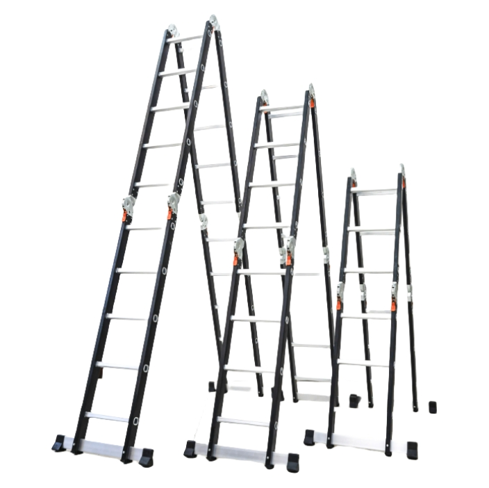 Multi-Purpose Extendable Foldable Double Side Aluminum Ladder