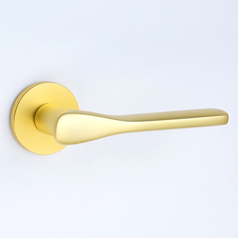 304 Stainless Steel Door Handle Matte Black Round Tube Door Handle Furniture Hardware Door Handles for Interior Doors
