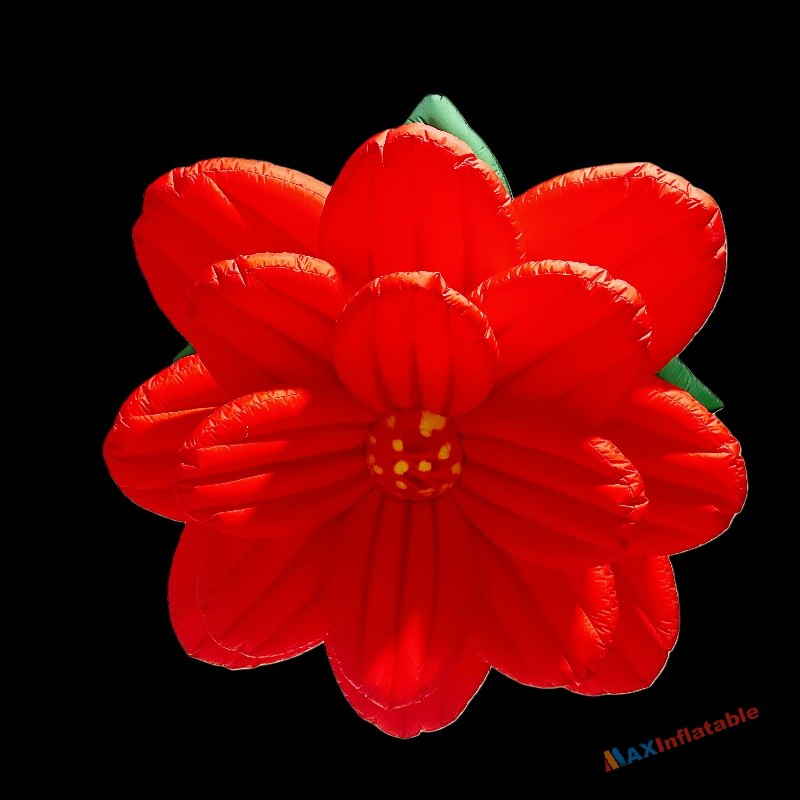 Illuminated Inflatable Flower Decoration with Colorful LED Lights