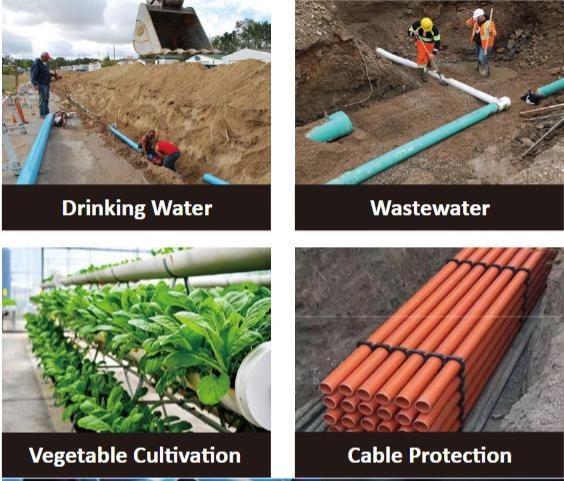 PVC Pipe Flexible PVC Pipe Plastic Pipe PVC Pipe for Water Supply