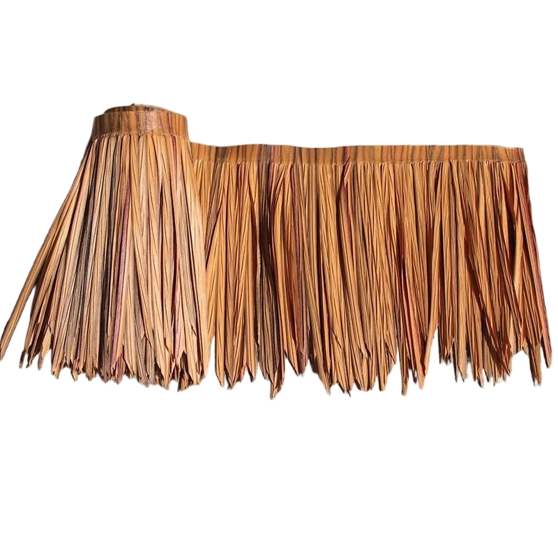 China Manufacturer Custom Long Life Plastic Artificial Synthetic Grass Thatch Roof