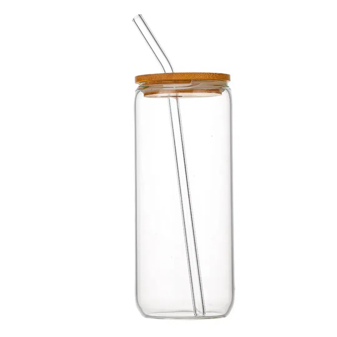 High Borosilicate Glass Sealed Jar Household Tea Candy Jar Kitchen Storage Multigrain Storage Bottle with Wood Covered