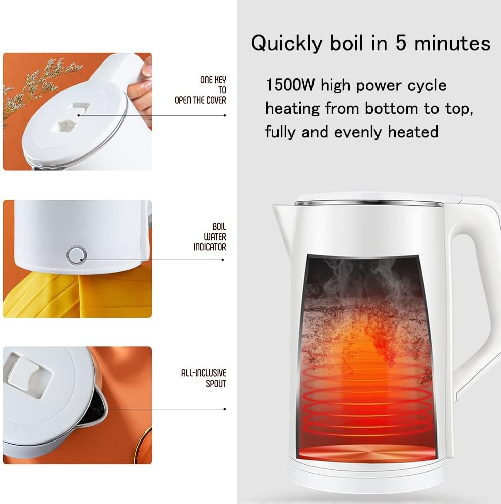 Электрический чайник 1.8 л из нержавеющей стали