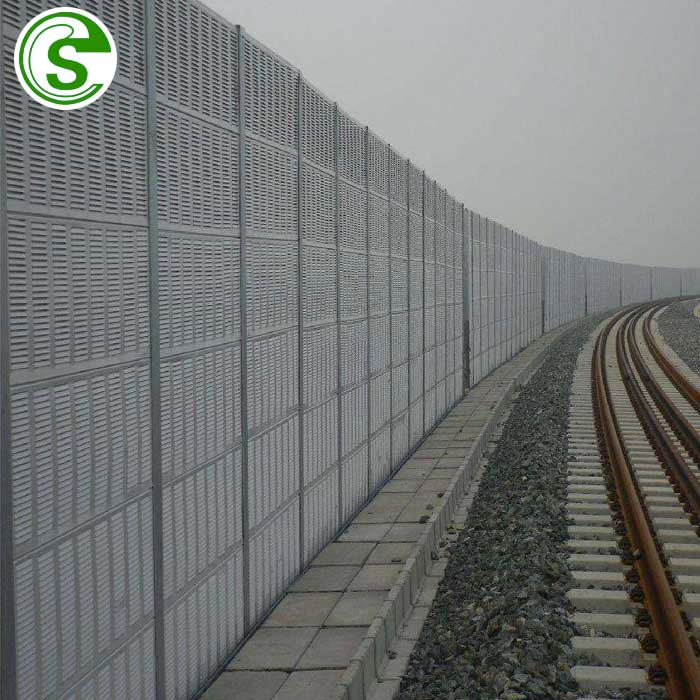 Factory Acoustic Noise Barrier Solid Polycarbon Sheet Sound Absorber Noise Barrier Wall