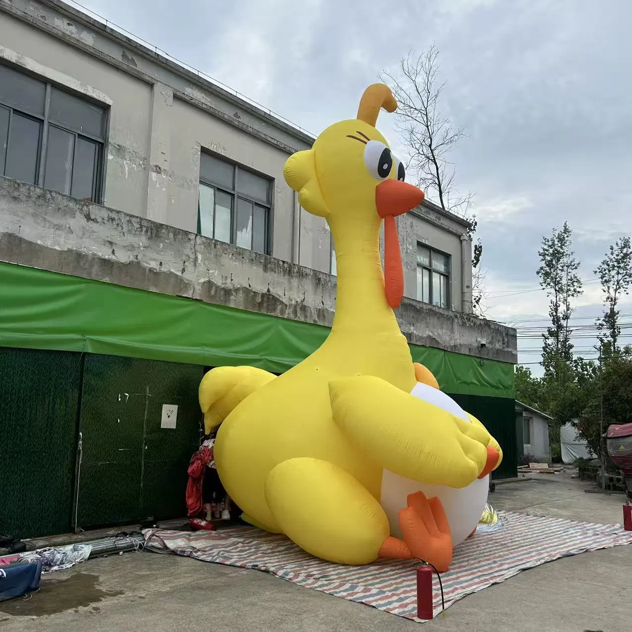 Boyi Custom Advertising Inflatable Chicken Model Holiday Promotion Inflatable Turkey Decoration