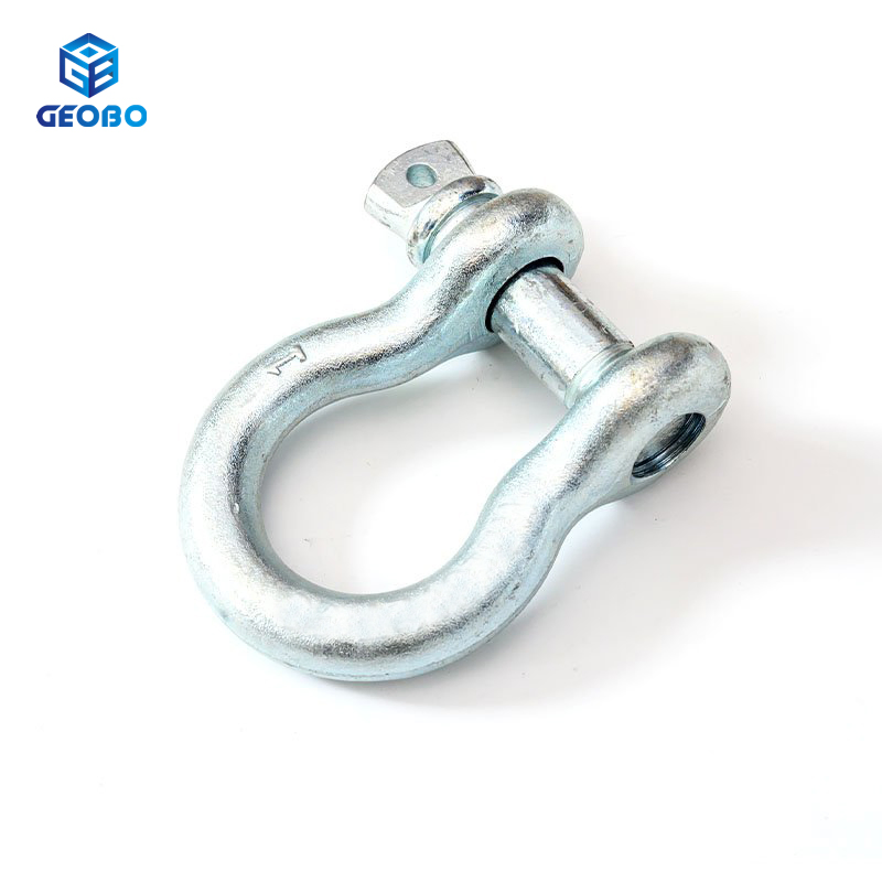 Us Type Red Screw Safety Lifting Screw Pin Anchor Bow Shackle Anchors