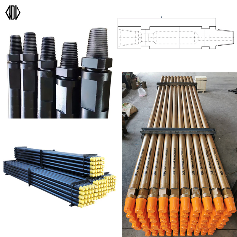 Drill Rod Water Well Casing Pipe Drilling Tool DTH Rock Mining