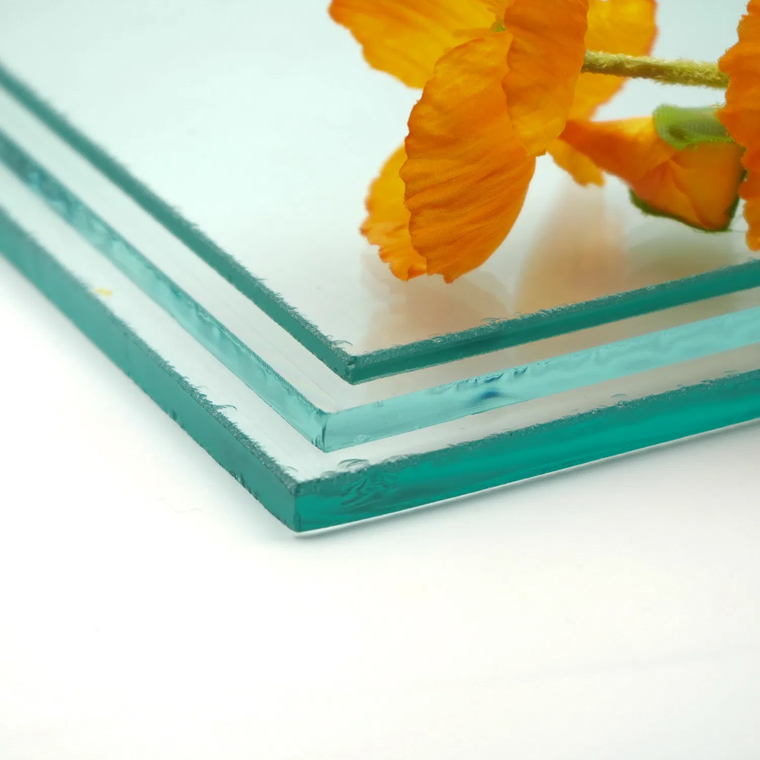 Weather-Resistant 3mm 4mm Nominal Thickness Mirror Flat Clear Float Glass for Door