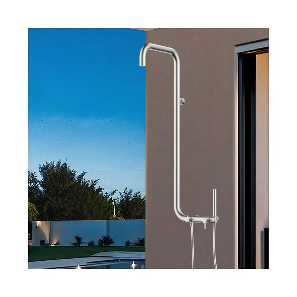 New Design Outdoor Portable Shower Stainless Steel Swimming Pool Showers